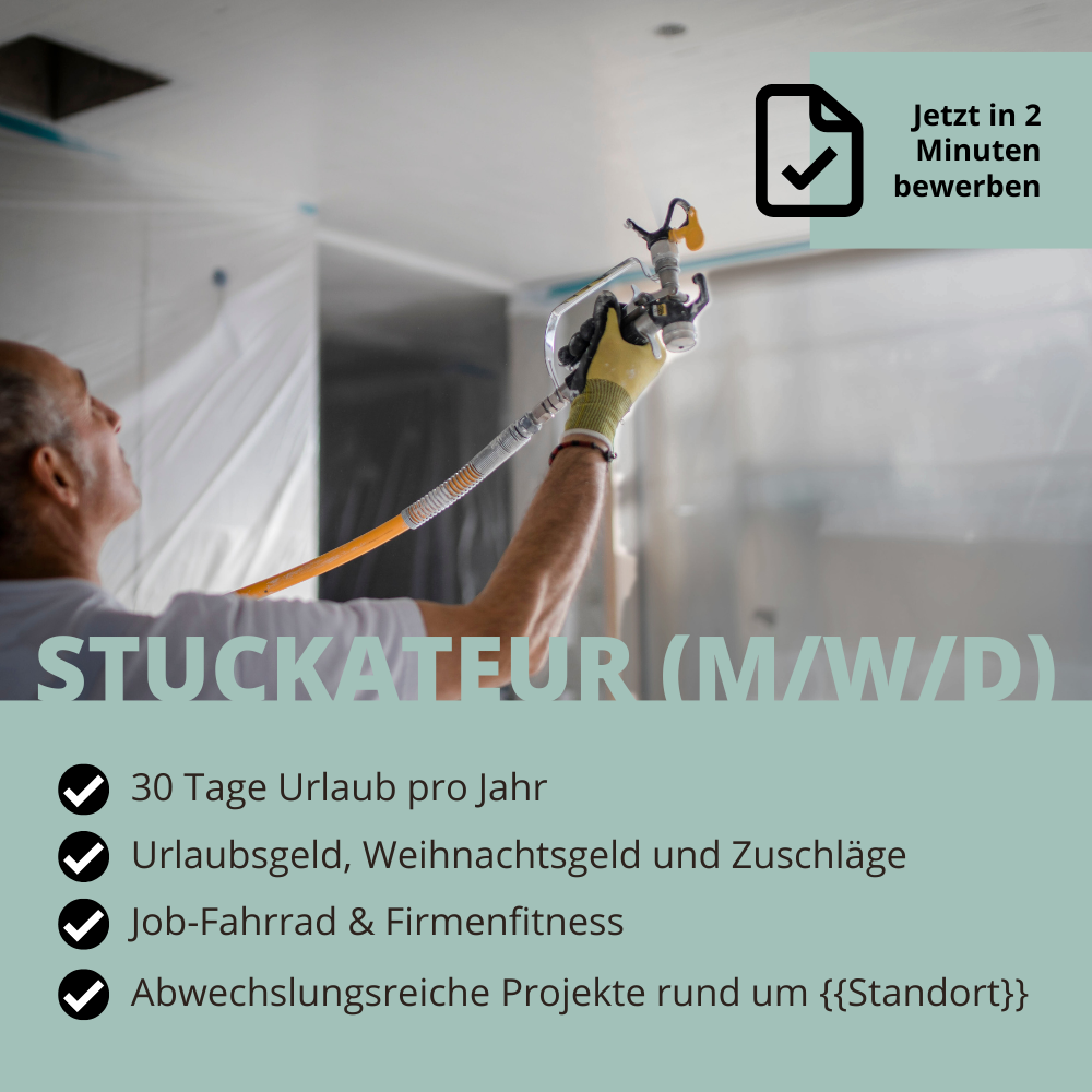 Stuckateur Kampagne